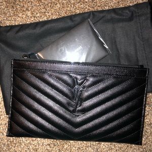 Saint Laurent All Black Bill Pouch